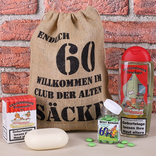 Geburtstagsgeschenk 60
 Geschenkset zum 60 Geburtstag