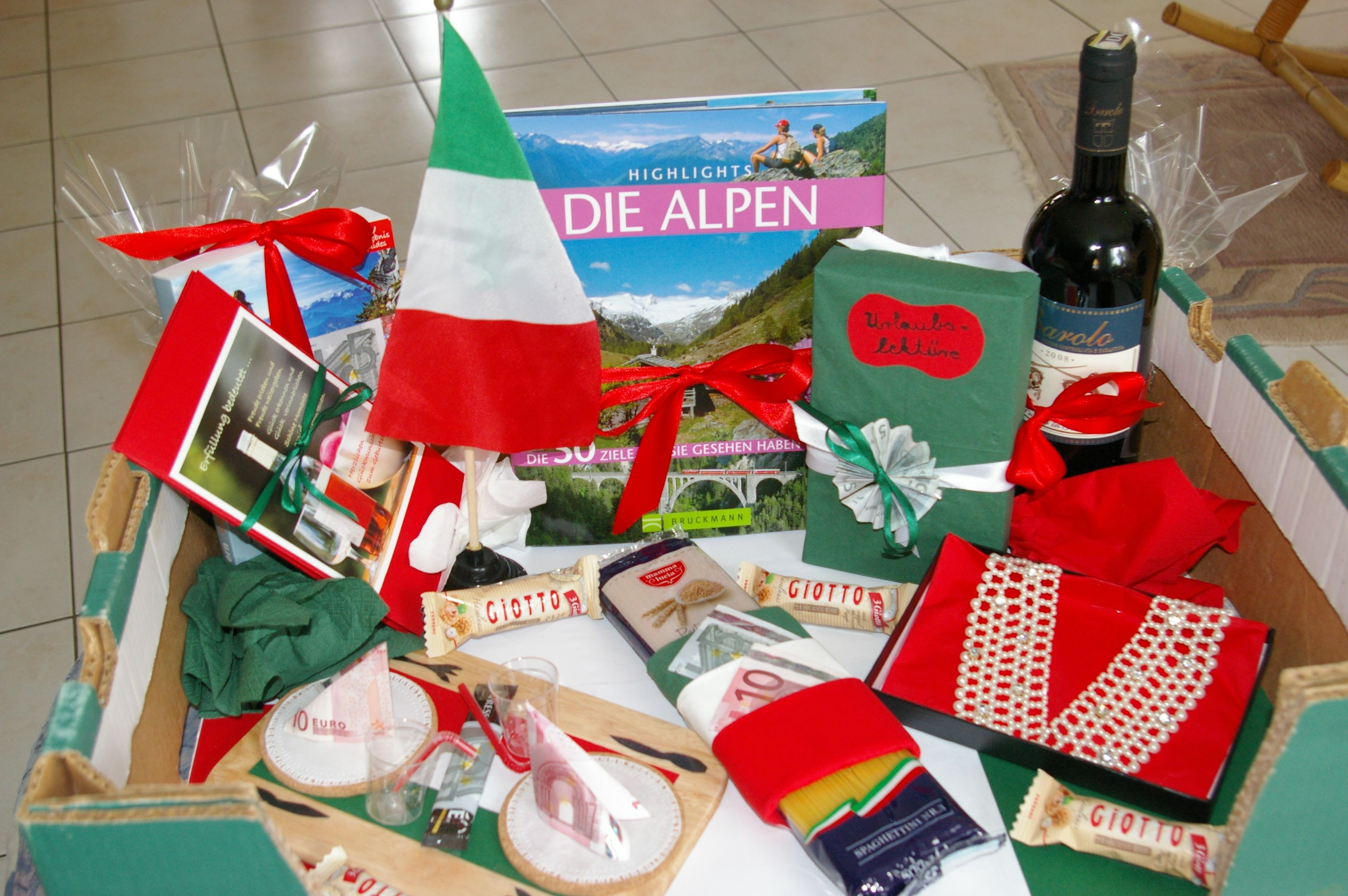 Geburtstagsgeschenk Für Ehefrau
 Geburtstagsgeschenk für Wanderliebhaber Italien Fan und