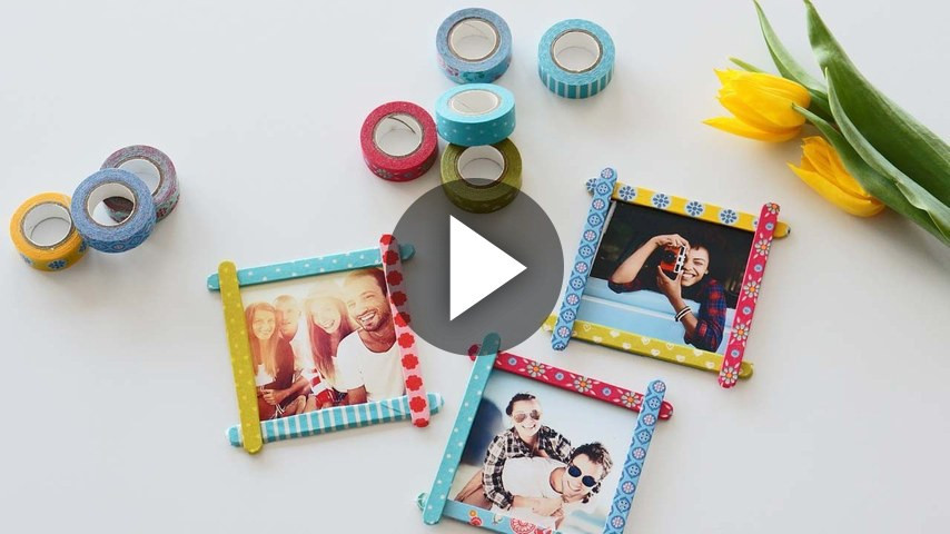 Geburtstagsgeschenk Für Mama Basteln
 DIY Kreative Bilderrahmen für eure Lieblingsfotos