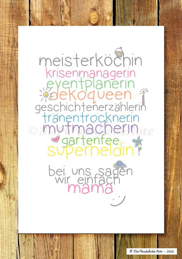 Geburtstagsgeschenk Mama 50
 Lliebevolle Geschenkidee zum Muttertag für Mamas