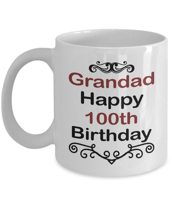Geburtstagsgeschenk Opa
 Becher Geburtstagsgeschenk Opa 100 Geburtstag