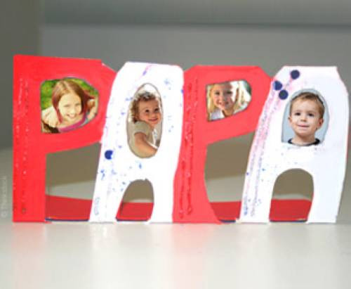 Geburtstagsgeschenk Papa Basteln
 Basteln mit Kindern Kostenlose Bastelvorlage Vatertag