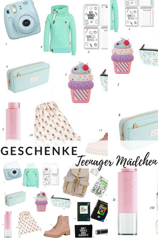 Geburtstagsgeschenke Für 16 Jährige
 Geschenke Teenager – Wishlist für Teenie Party
