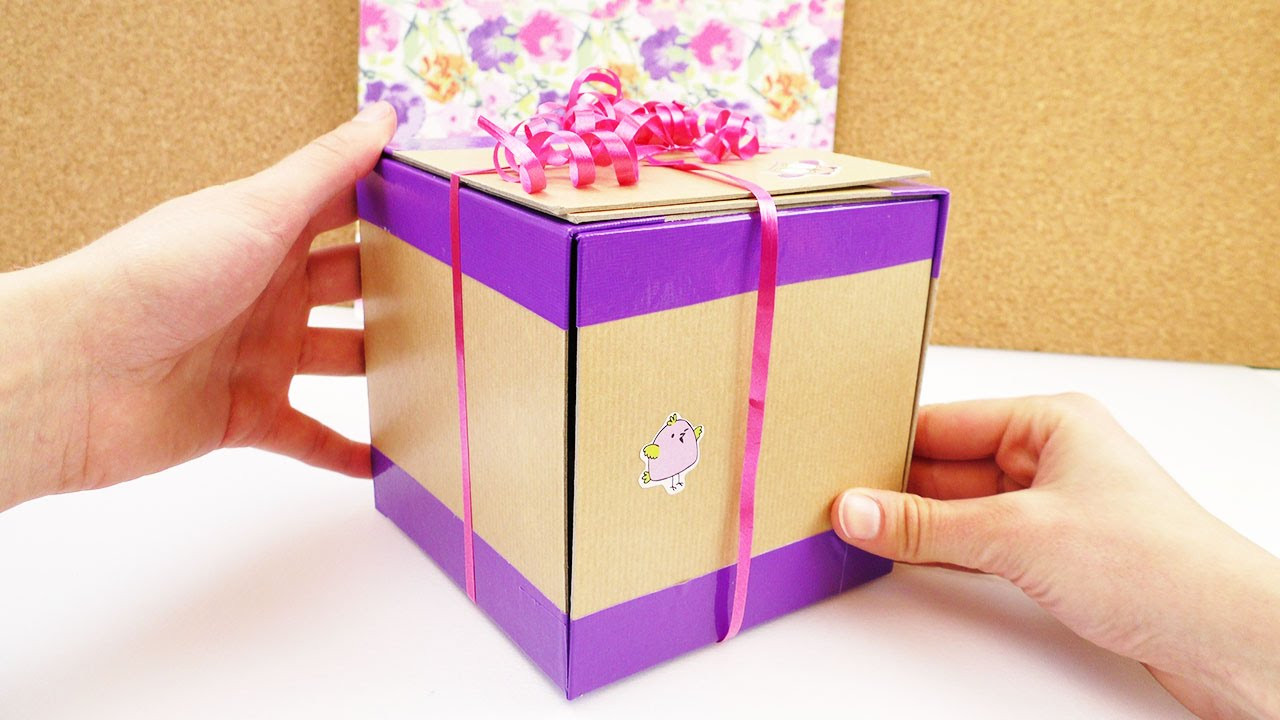 Geburtstagsgeschenke Selbstgemacht
 Geschenkbox selber machen