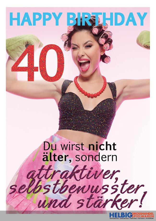 Geburtstagsglückwünsche 40
 Glückwunsch Zum Geburtstag Einer Frau