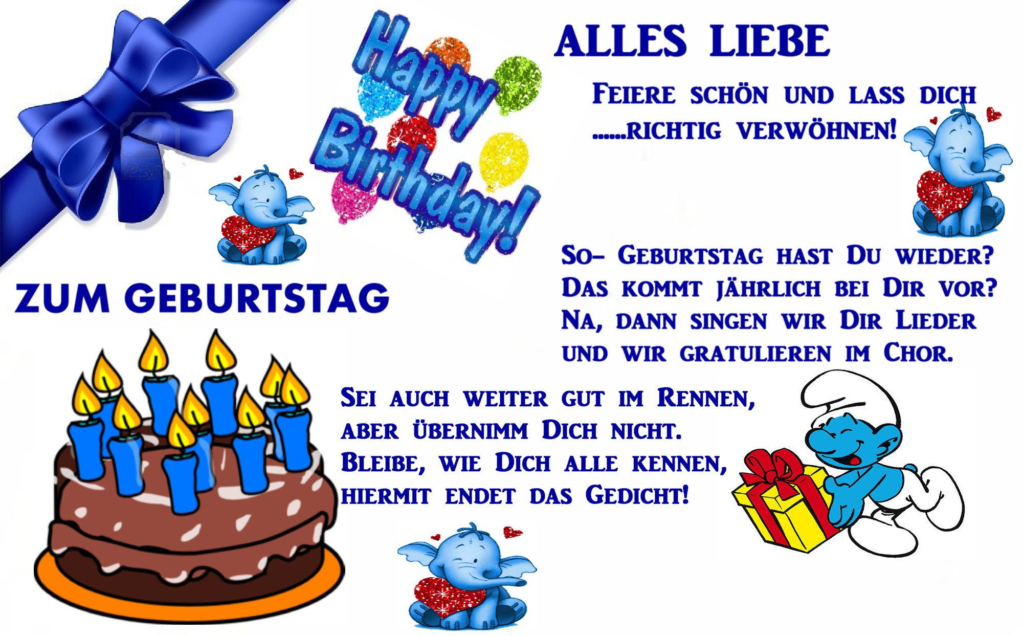 Geburtstagsglückwünsche Zum Geburtstag
 Glückwünsche Zum Geburtstag Patentante Alles