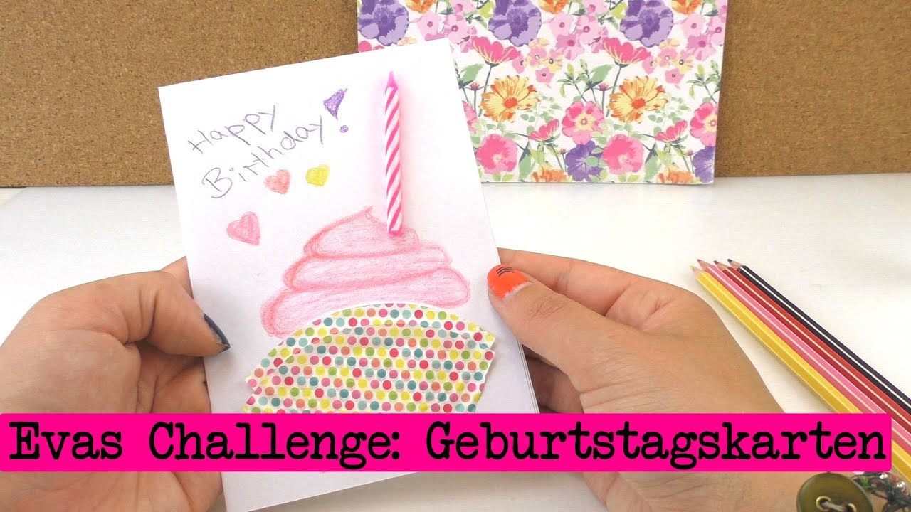Geburtstagskarten Diy
 DIY Inspiration Challenge 18 Geburtstagskarten