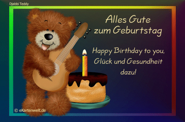 Geburtstagskarten Für Männer Kostenlos
 Alles Gute zum Geburtstag Happy Birthday to you Glück