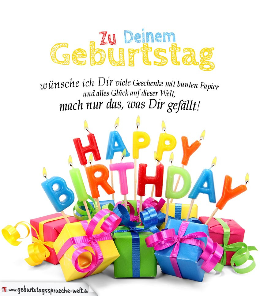Geburtstagskarten Online Kostenlos
 Geburtstagskarte mit Text zum Ausdrucken für jedes Alter