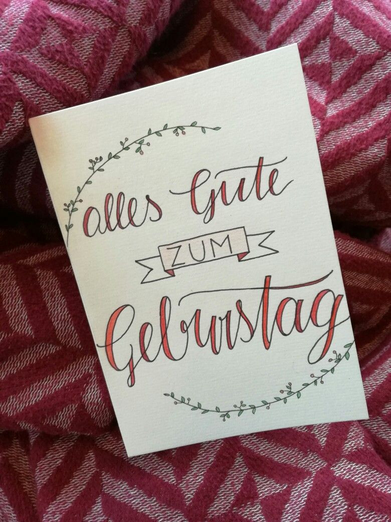 Geburtstagskarten Schreiben
 Die besten 25 Handlettering geburtstag Ideen auf