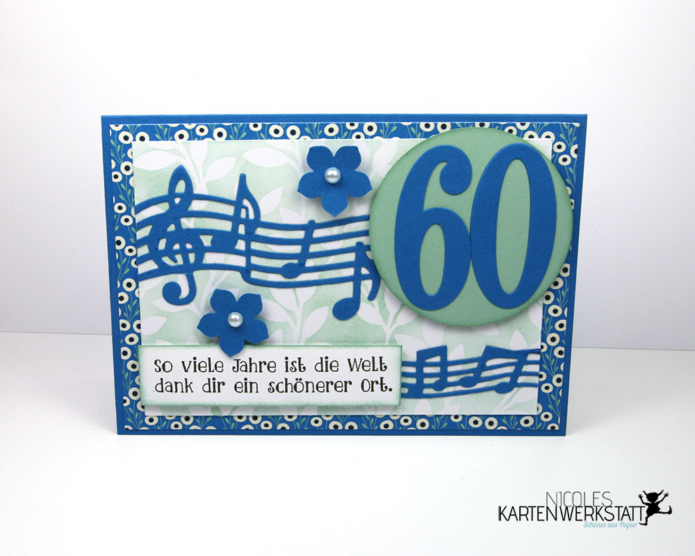 Geburtstagskarten Zum 60 Geburtstag
 Karte zum 60 Geburtstag