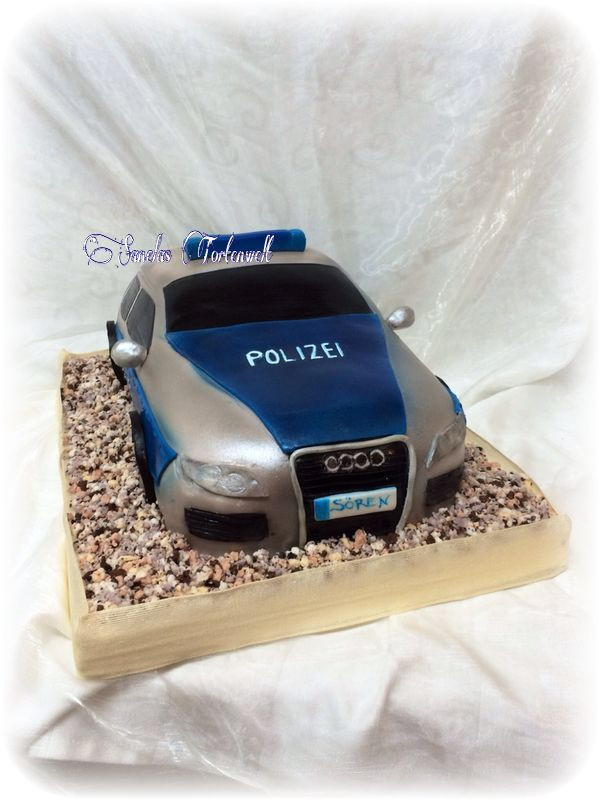 Geburtstagskuchen Auto
 Polizeiauto Kuchen Torte Police Car cake