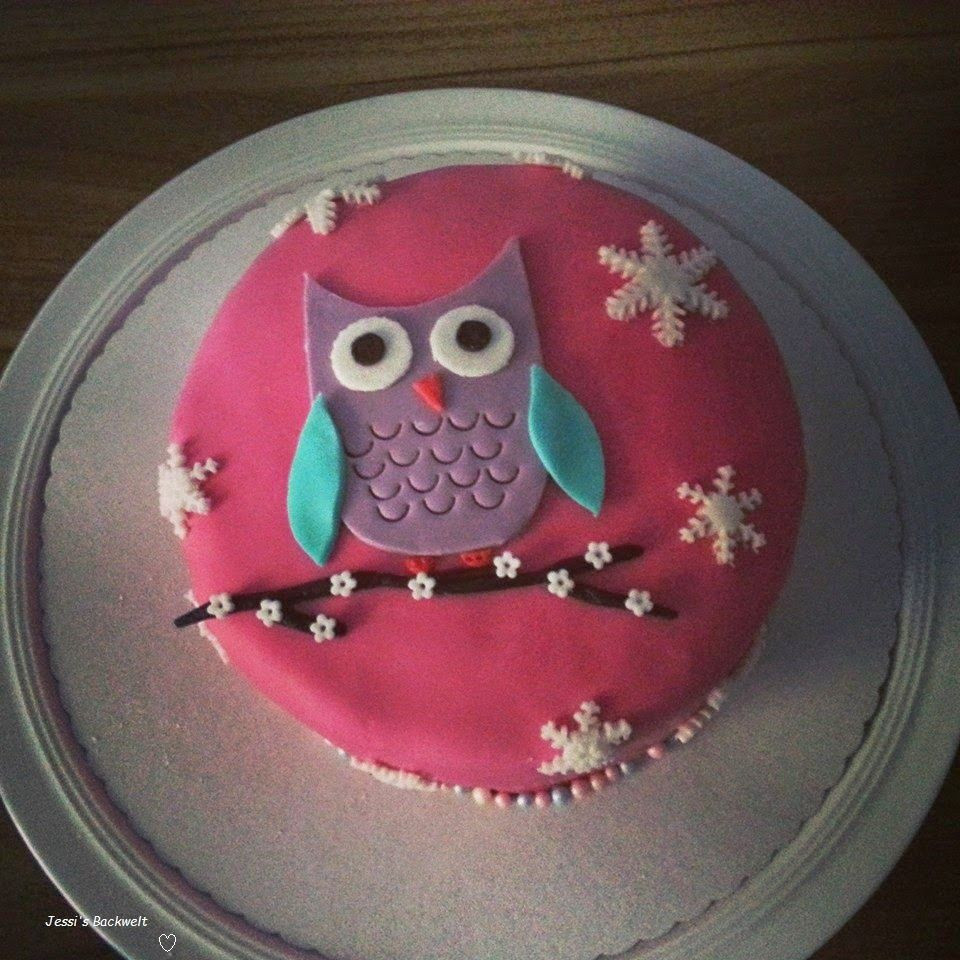 Geburtstagskuchen Mit Fondant
 Eulen Torte backen dekorieren Pinterest