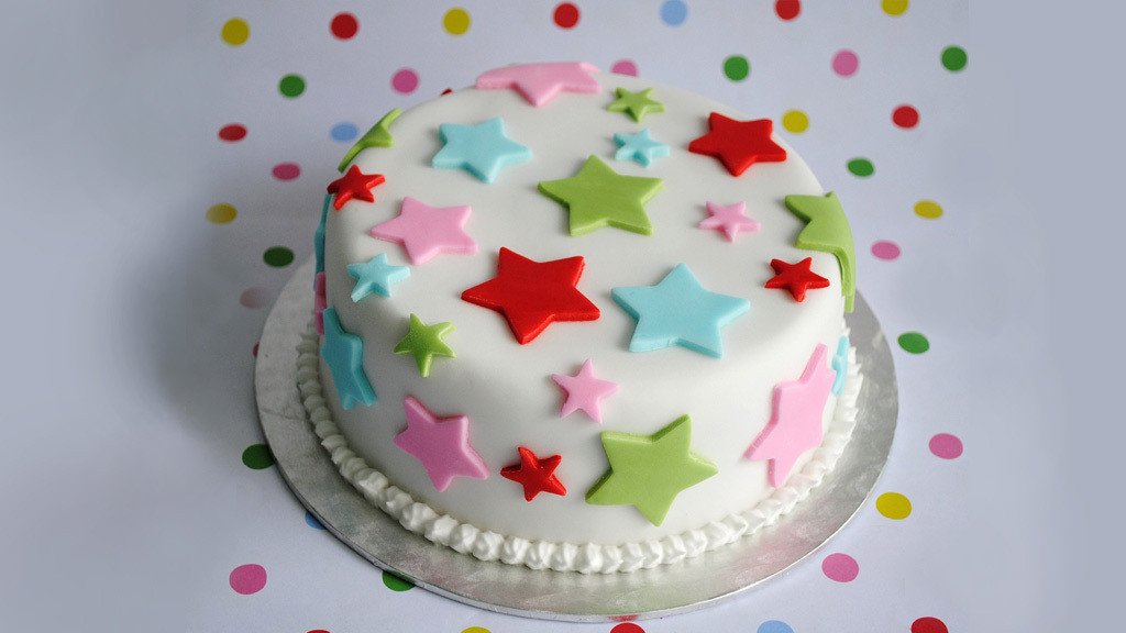 Geburtstagskuchen Mit Fondant
 Geburtstagskuchen Selber Backen