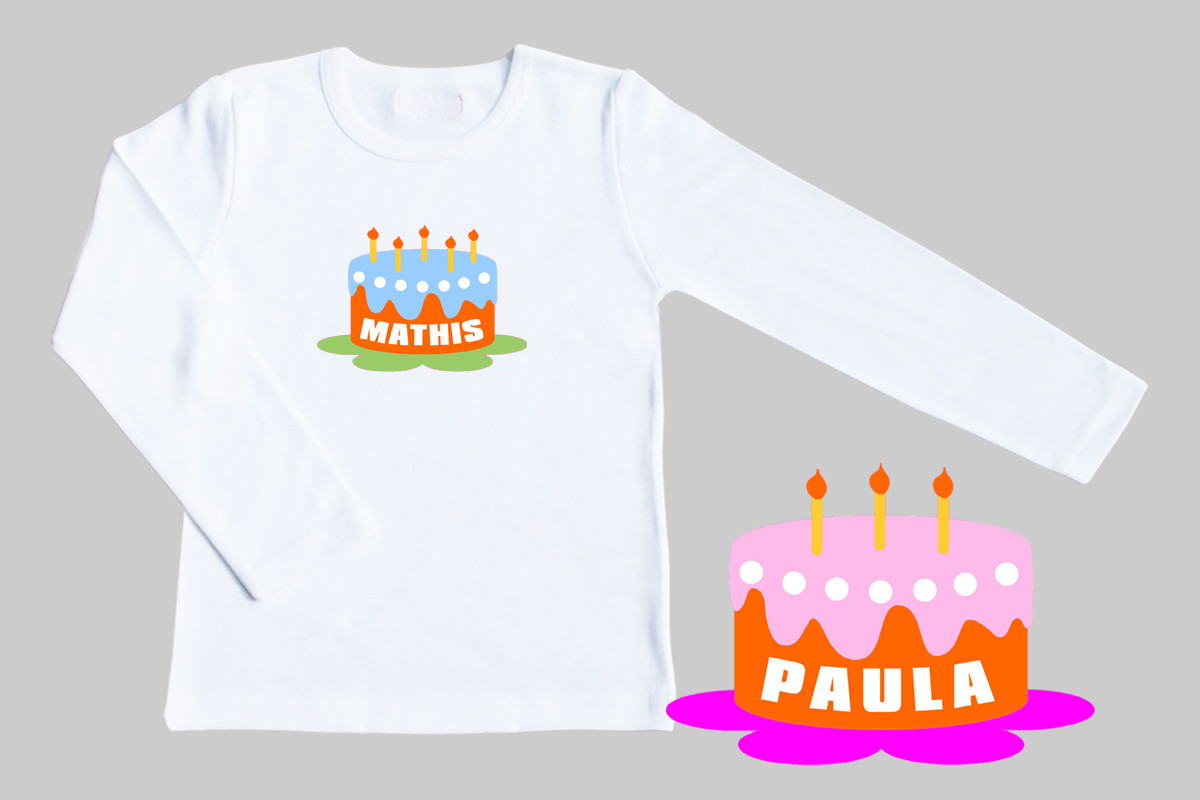 Geburtstagskuchen Online Bestellen
 Geburtstagsshirt mit Geburtstagskuchen online bestellen