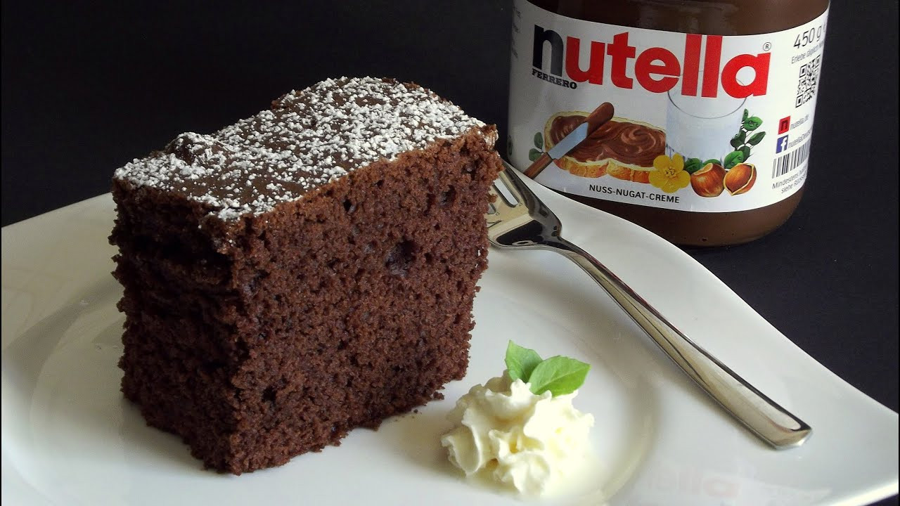 Geburtstagskuchen Rezepte Mit Bild
 Nutella Kuchen