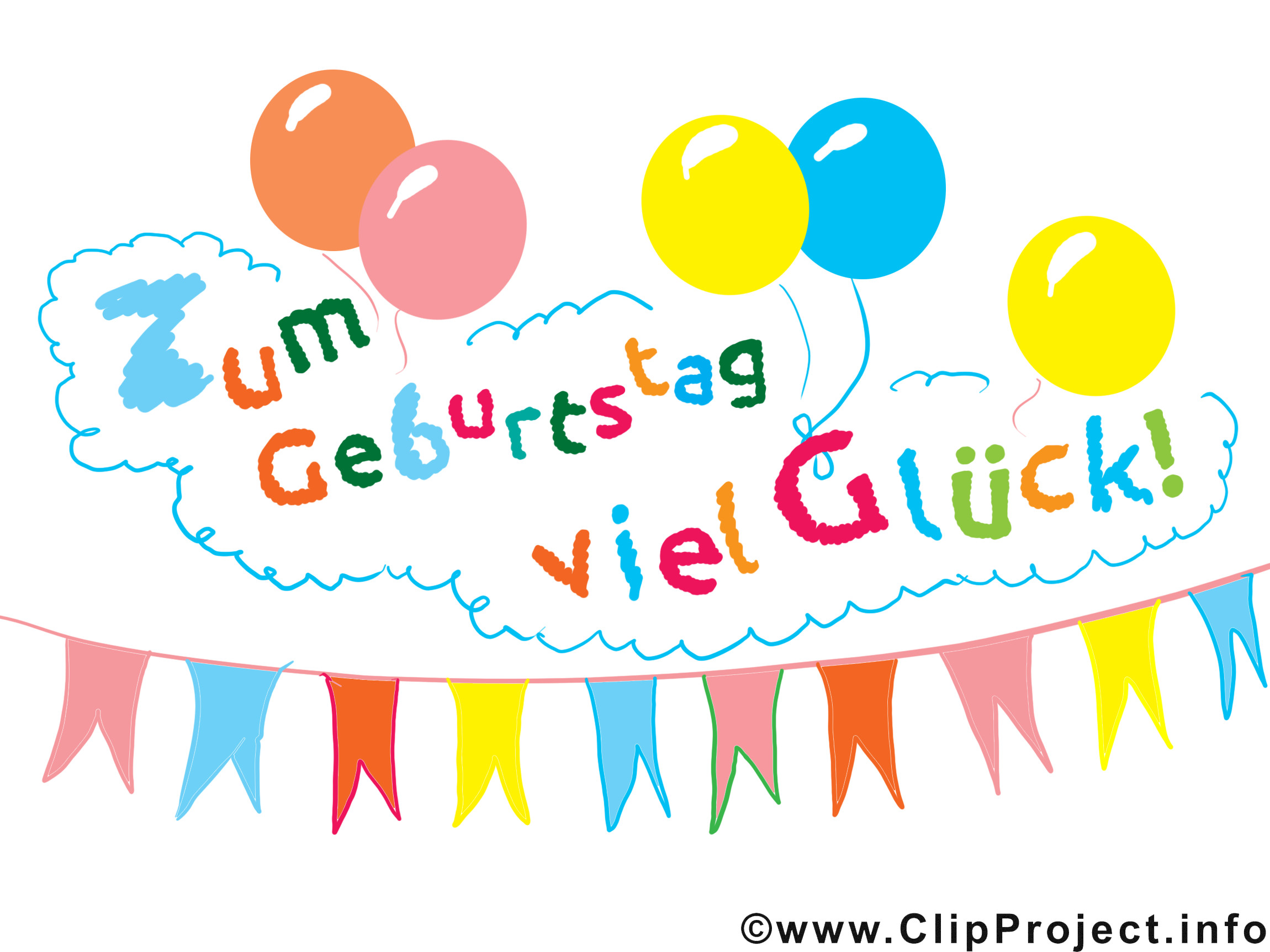 Geburtstagsparty Clipart
 Geburtstag Clipart