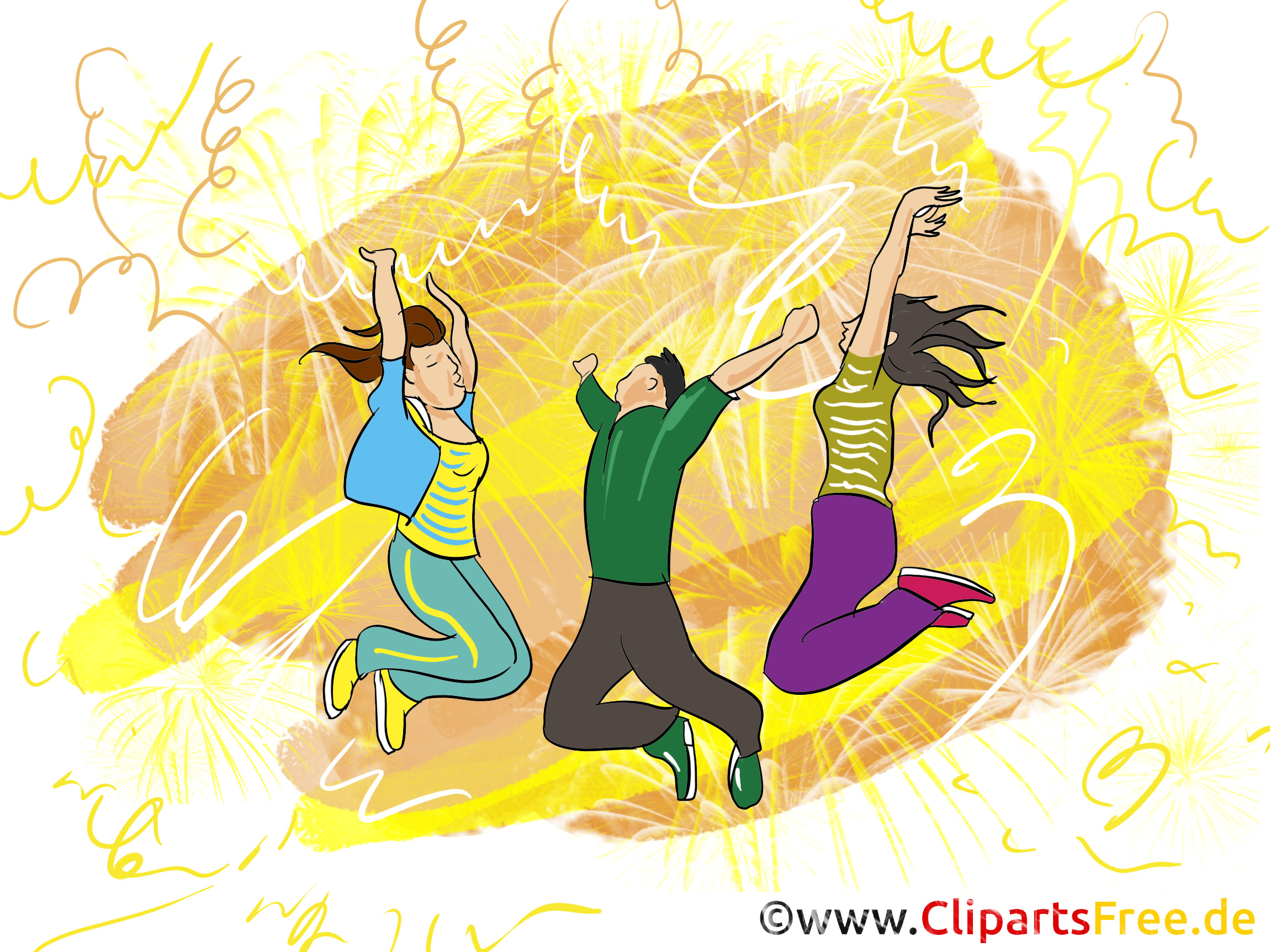 Geburtstagsparty Clipart
 Geburtstagsparty Clipart Bild Grafik Illustration