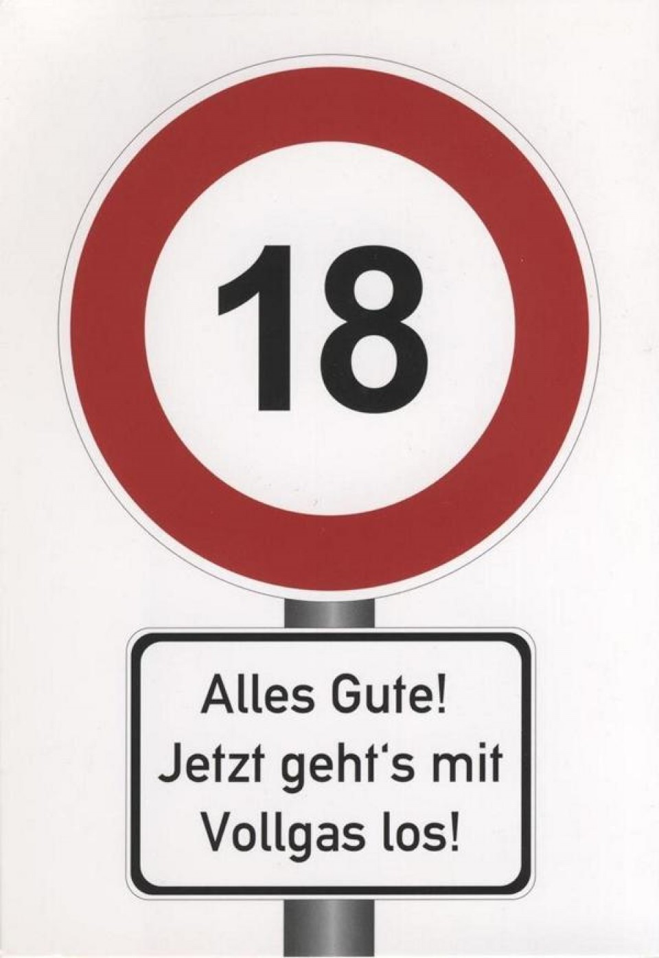 Geburtstagsspruche 18 Lustig Kurz
 Lustige Postkarte Sprüche 18 Geburtstag Postkarten