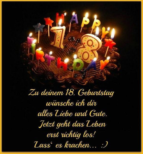 Geburtstagssprüche Zum 18. Geburtstag
 Sprüche zum 18 Geburtstag Freche und Lustige Gratulieren