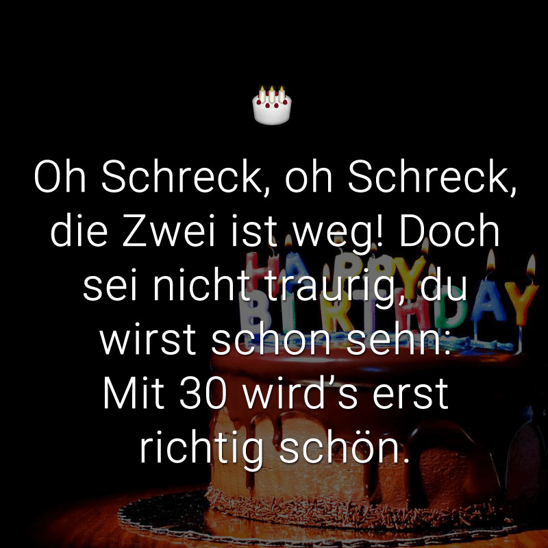 Geburtstagssprüche Zum 30. Geburtstag
 Glückwünsche zum 30 Geburtstag