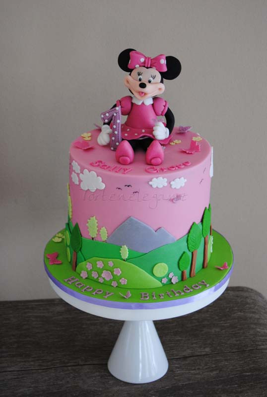 Geburtstagstorte 1. Geburtstag
 Minnie Maus Torte zum 1 Geburtstag Torteneleganz