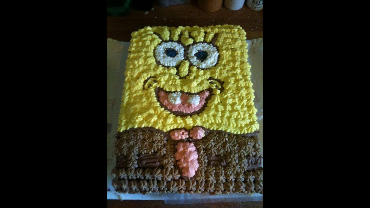 Geburtstagstorte 1. Geburtstag
 Spongebobtorte selber machen Geburtstagstorte