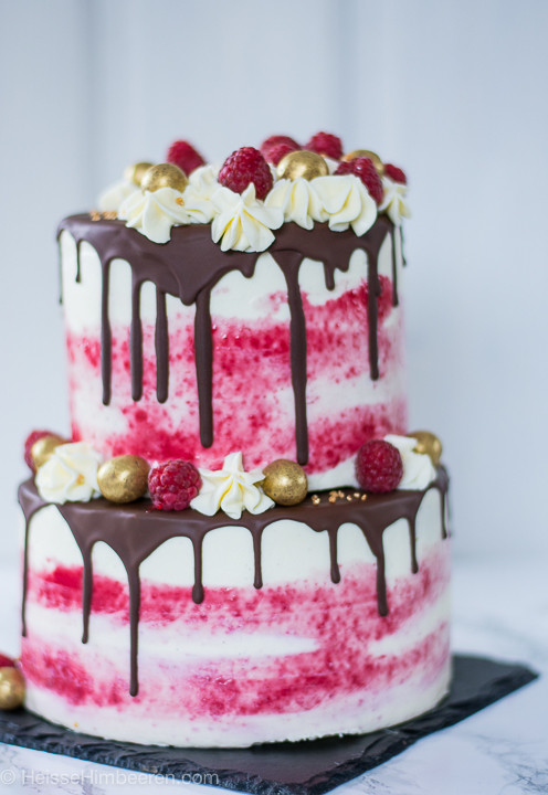 Geburtstagstorte 2 Jahre
 Himbeer Champagne Geburtstagstorte