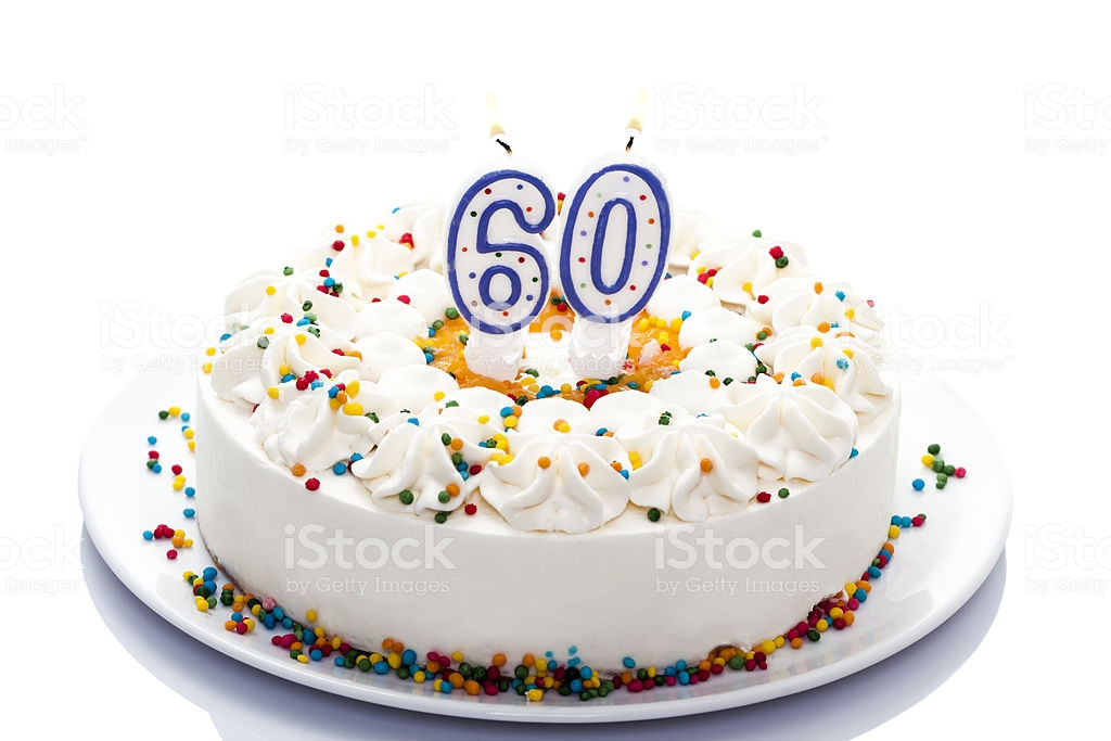Geburtstagstorte 60 Jahre
 Geburtstagstorte Stock Fotografie und mehr Bilder von 55