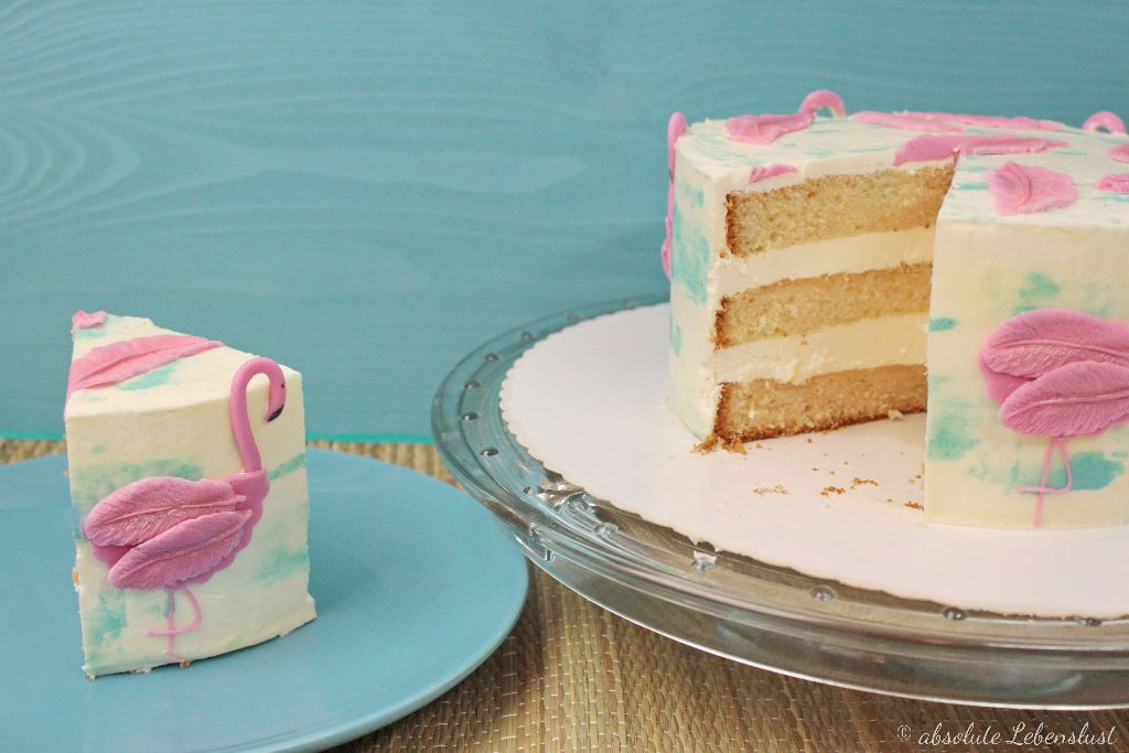 Geburtstagstorte Bild
 Flamingo Torte – Geburtstagstorte selber machen – Torten
