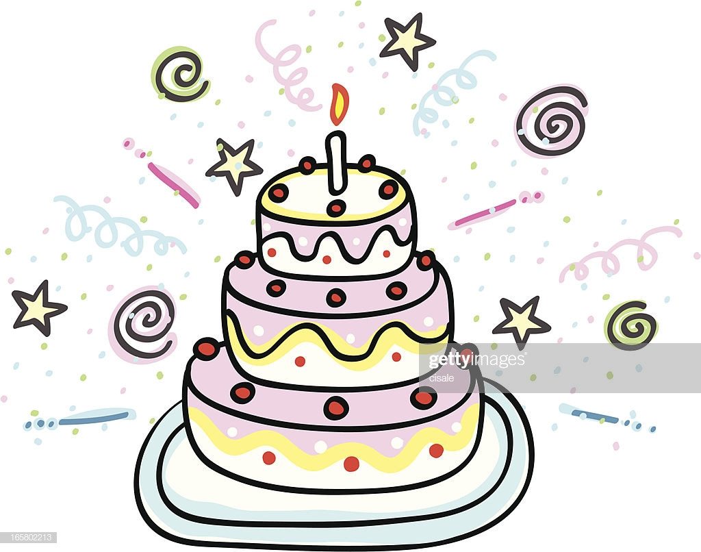 Geburtstagstorte Cartoon
 Pastel De Cumpleaños Ilustración Dibujo Animado Arte
