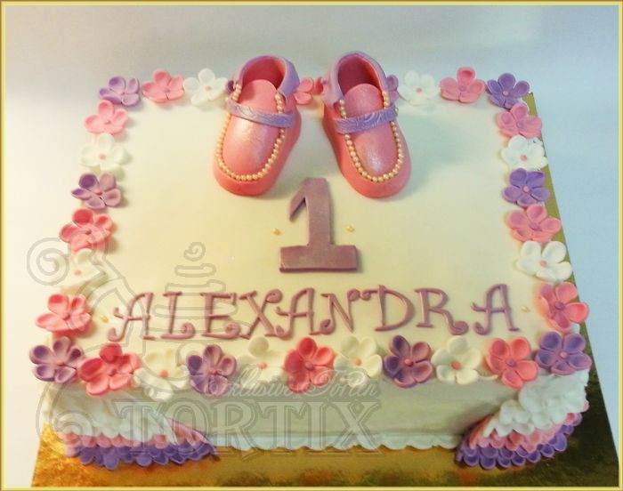 Geburtstagstorte Für Mädchen
 Tortix Geburtstagstorte für Mädchen zum 1 Geburtstag