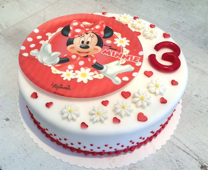 Geburtstagstorte Für Mädchen
 Geburtstagstorte Minni für Mädchen › Bäckerei & Konditorei