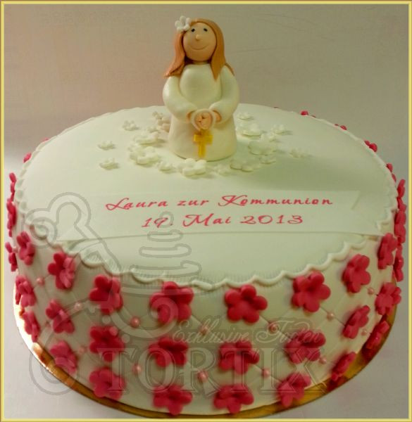 Geburtstagstorte Für Mädchen
 Tortix Torte zur Kommunion für Mädchen