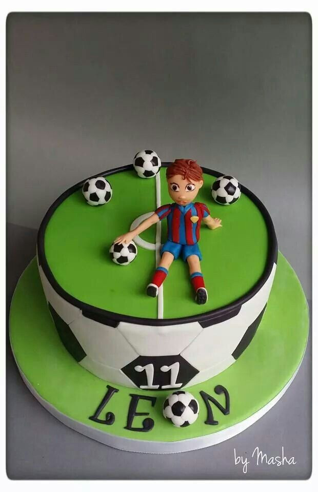Geburtstagstorte Fußball
 Soccer cake for boys Fußball