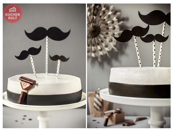 Geburtstagstorte Mann
 Der neue Torten Trend Ich trage Bart