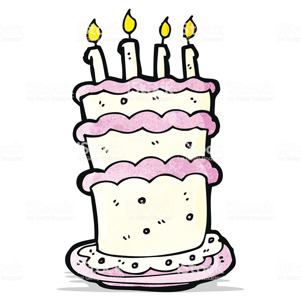 Geburtstagstorte Zeichnung
 ic Geburtstagstorte Stock Vektor Art und mehr Bilder