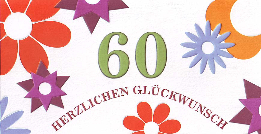 Geburtstagswünsche 60 Jahre
 QualityFlower Shop Aachen