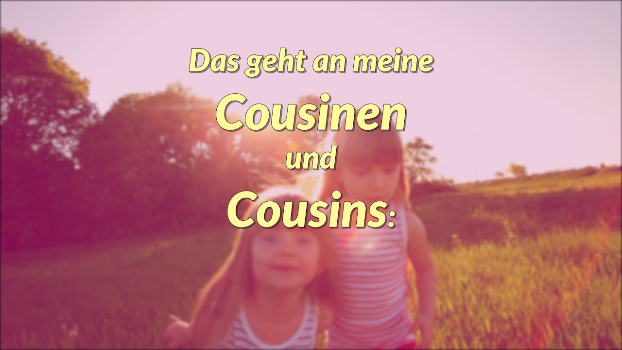 Geburtstagswünsche Cousine
 Geburtstagssprche fr Cousine t