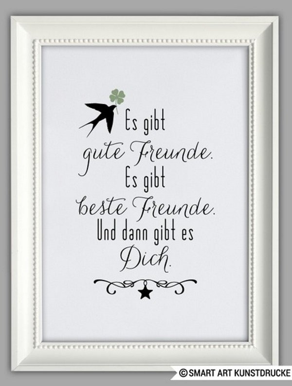 Geburtstagswünsche Für Gute Freunde
 Gute Freunde Poster Geschenk für