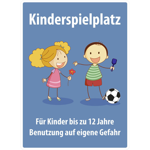 Geburtstagswünsche Für Kinder 12 Jahre
 Spielplatzschild Kinderspielplatz Für Kinder bis 12