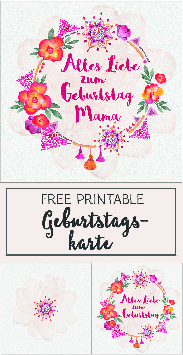 Geburtstagswünsche Für Mama
 DIY Alles Liebe zum Geburtstag Mama Geburtstagskarte