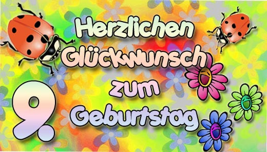 Geburtstagswünsche Kind 7
 9 Geburtstag Glückwünsche und Sprüche