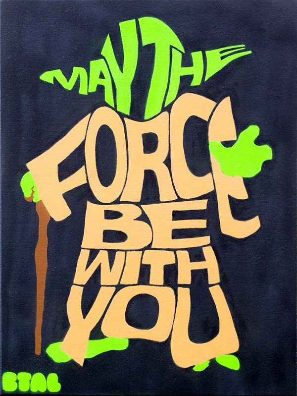 Geburtstagswünsche Star Wars
 Schrift Yoda Stift spitzen und los geht es