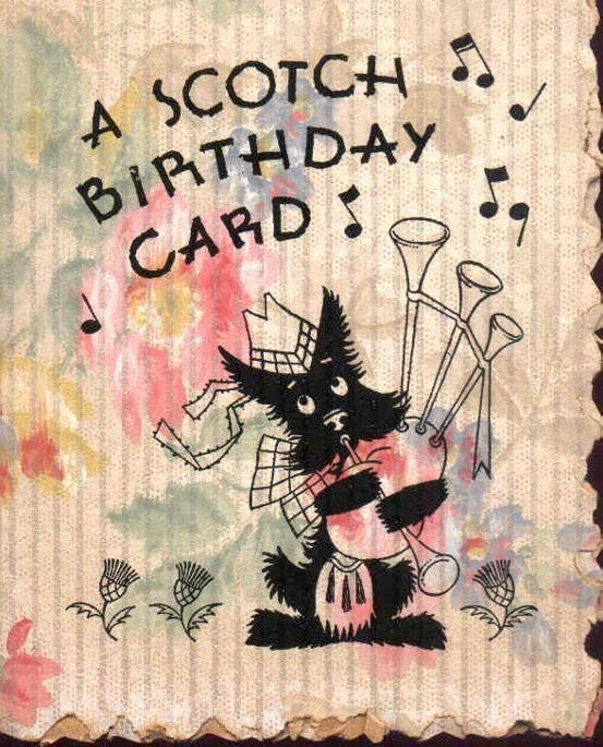 Geburtstagswünsche Vintage
 Vintage Scottie Card Scotties