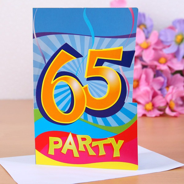 Geburtstagswünsche Zum 65 Geburtstag
 Einladungskarten