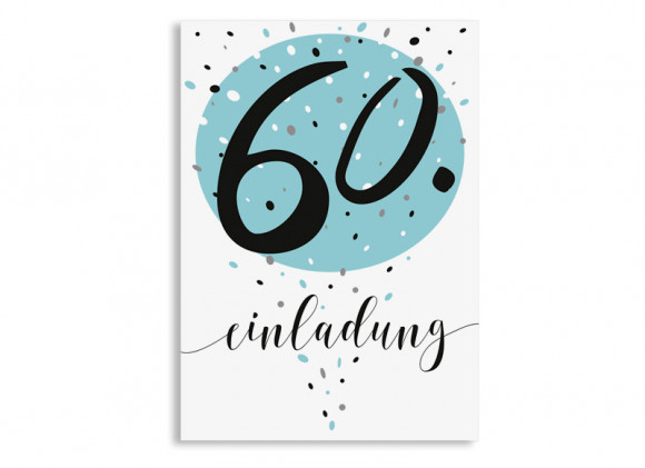 Geburtstagswünsche Zum 80. Geburtstag
 Einladung zum 60 Geburtstag Konfetti