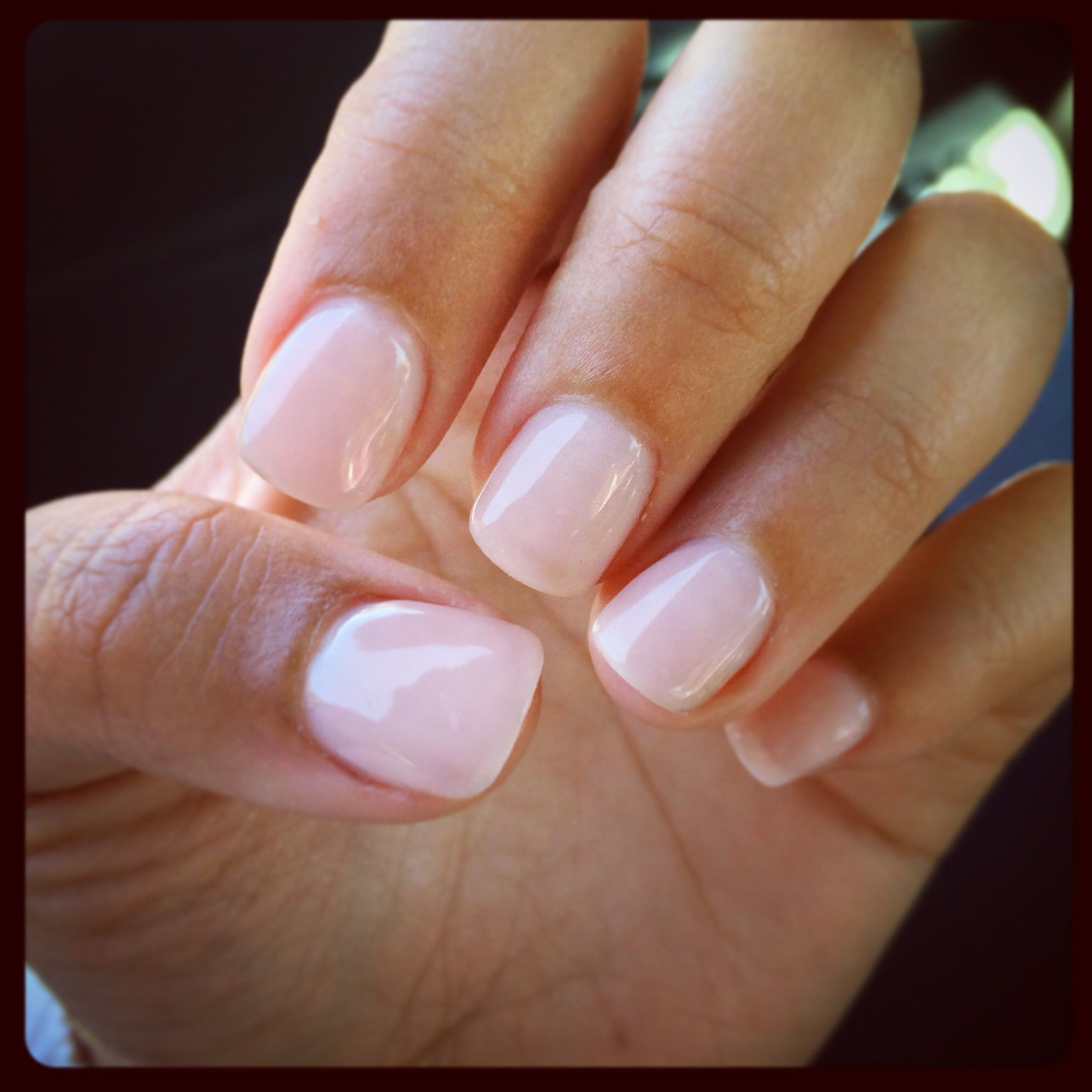 Gel Maniküre
 So happy Got exactly what I wanted Natural nails