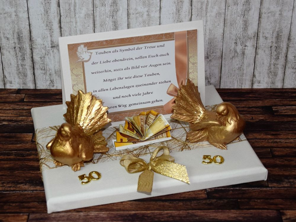 Geldgeschenke Zur Goldenen Hochzeit
 GESCHENK GELDGESCHENK zur GOLDENEN HOCHZEIT GOLDENE