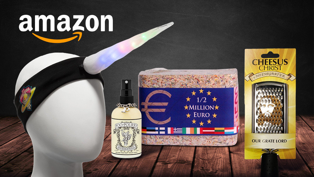 Geschenke Amazon
 40 aberwitzige Amazon Produkte PUTER BILD